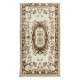 Hand-Knotted Vintage Turkish Accent Wool Rug with Aubusson Style, Sun Faded Carpet