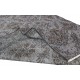 Modern Handmade Turkish Wool Area Rug Over-Dyed in Gray