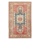 Reproduction of an antique Caucasian Sewak Kazak Rug, 100% Wool
