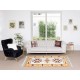 Contemporary Handmade Turkish Rug with Geometric Design, 100% Wool