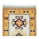 Contemporary Handmade Turkish Rug with Geometric Design, 100% Wool