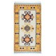 Contemporary Handmade Turkish Rug with Geometric Design, 100% Wool