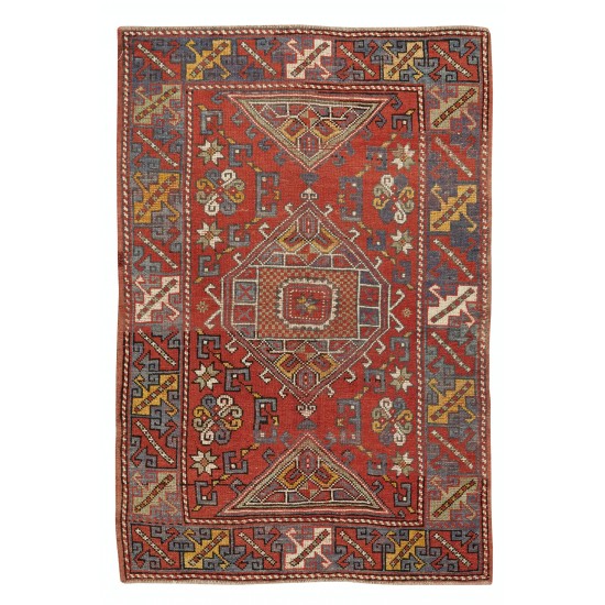 Vintage Handmade Turkish Wool Rug for Home & Office Decor
