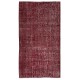 Modern Handmade Turkish Rug in Red Color