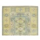 Hand Knotted Vintage Turkish Milas Rug, 100% Wool