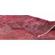 Contemporary Handmade Turkish Rug in Red Color