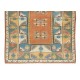 20th-Century Hand Knotted Geometric Wool Rug from Milas / Turkey