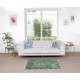 Contemporary Hand-Knotted Moroccan Wool Rug with Diamond Design