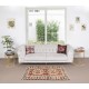 Hand Knotted Turkish Rug, Geometric Pattern Carpet, 100% Wool