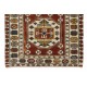 Hand Knotted Turkish Rug, Geometric Pattern Carpet, 100% Wool