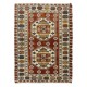 Hand Knotted Turkish Rug, Geometric Pattern Carpet, 100% Wool