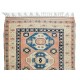 Hand Knotted Turkish Rug, Geometric Pattern Carpet, 100% Wool