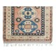 Vintage Hand Knotted Turkish Rug, One-of-a-Kind Geometric Pattern Carpet