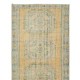 Hand Knotted Turkish Wool Runner Rug, Authentic Vintage Corridor Carpet