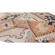 Modern Handmade Turkish Rug with Geometric Design, 100% Wool