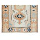 Modern Handmade Turkish Rug with Geometric Design, 100% Wool