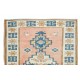 Modern Handmade Turkish Rug with Geometric Design, 100% Wool