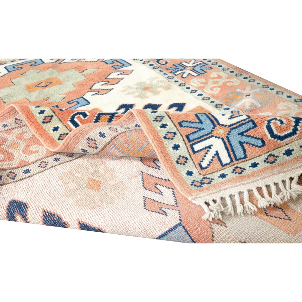 Modern Handmade Turkish Rug for Home, Office Decor, 100% Wool