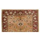 Decorative Turkish Rug, Modern Hand Knotted Carpet with Floral Design, 100% Wool