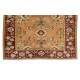 Decorative Turkish Rug, Modern Hand Knotted Carpet with Floral Design, 100% Wool