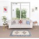 New Handmade Turkish Oushak Rug, Modern Living Room Carpet, 100% Wool
