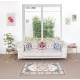 Hand Knotted Turkish Carpet with Geometric Design, 100% Wool Rug