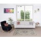 Handmade Turkish Kayseri Area Rug, Decorative Medallion Design Carpet in Shades of Green, 100% Wool