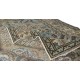 Handmade Turkish Kayseri Area Rug, Decorative Medallion Design Carpet in Shades of Green, 100% Wool