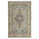 Elegant Vintage Handmade Wool Area Rug from Central Anatolia