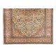 Modern Handmade Turkish Rug with Medallion Design, 100% Wool