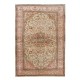 Modern Handmade Turkish Rug with Medallion Design, 100% Wool