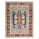 Reproduction of an Antique Caucasian Karachob Kazak Rug, 100% Wool