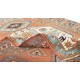 Tri-Medallion Turkish Area Rug for Office & Home Decor, 100% Wool