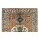 Tri-Medallion Turkish Area Rug for Office & Home Decor, 100% Wool