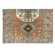Tri-Medallion Turkish Area Rug for Office & Home Decor, 100% Wool