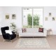 Hand Knotted Turkish Geometric Area Rug for Office & Home Decor, 100% Wool