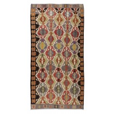 Vintage Turkish Sivrihisar Kilim
