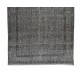 Mid-Century Handmade Turkish Area Rug Over-Dyed in Gray 4 Modern Interiors