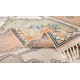 Modern Hand Knotted Turkish Geometric Area Rug for Office & Home Decor, 100% Wool