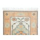 Modern Hand Knotted Turkish Geometric Area Rug for Office & Home Decor, 100% Wool