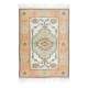Modern Hand Knotted Turkish Geometric Area Rug for Office & Home Decor, 100% Wool