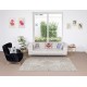 Contemporary Handmade Turkish Area Rug Over-Dyed in Gray 4 Modern Interiors