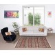 Colorful Hand-Woven Turkish Vintage Wool Kilim, Flat-weave Rug Colorful Hand-Woven Turkish Vintage Wool Kilim, Flat-weave Rug