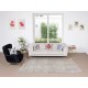 Modern Handmade Turkish Area Rug Over-Dyed in Gray 4 Modern Interiors