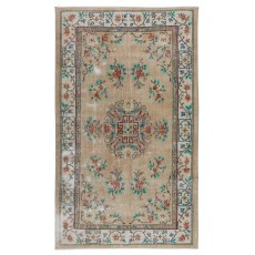 Vintage Handmade Art Deco Chinese Design Wool Area Rug for Home and Office Decor