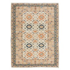 Contemporary Handmade Turkish Area Rug. 100% Wool, Natural Dyes, Modern Geometric Design Carpet