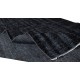 Contemporary Handmade Turkish Area Rug Over-Dyed in Black