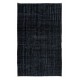 Contemporary Handmade Turkish Area Rug Over-Dyed in Black