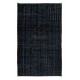 Mid-Century Handmade Turkish Area Rug Over-Dyed in Black 4 Modern Interiors