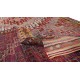 One-of-a-Kind Geometric Vintage Anatolian Jijim Kilim Rug, Hand-Woven Carpet Made of Wool